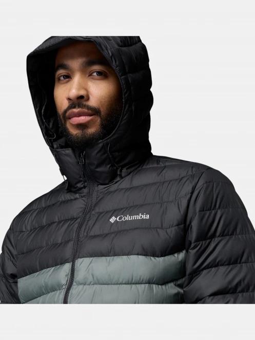geaca matlasata de tranzitie pt. barbati Columbia Powder Lite II Hooded Jacket verde 8