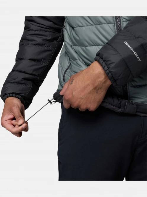 geaca matlasata de tranzitie pt. barbati Columbia Powder Lite II Hooded Jacket verde 9