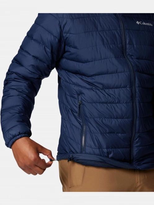 geaca matlasata de tranzitie pt. barbati Columbia Powder Lite II Jacket albastru inchis 9