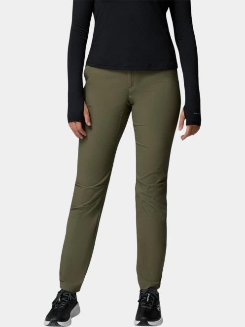 pantaloni de drumetie pt. femei Columbia Leslie Falls Pant II verde inchis 2