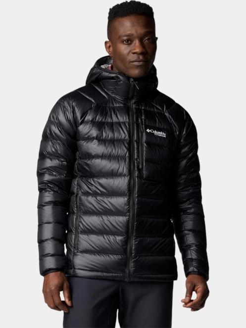 jacheta de primavara pt. barbati Columbia Arctic Crest Down Hooded Jacket negru 2