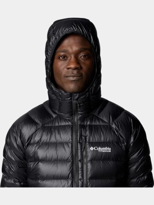 jacheta de primavara pt. barbati Columbia Arctic Crest Down Hooded Jacket negru 7