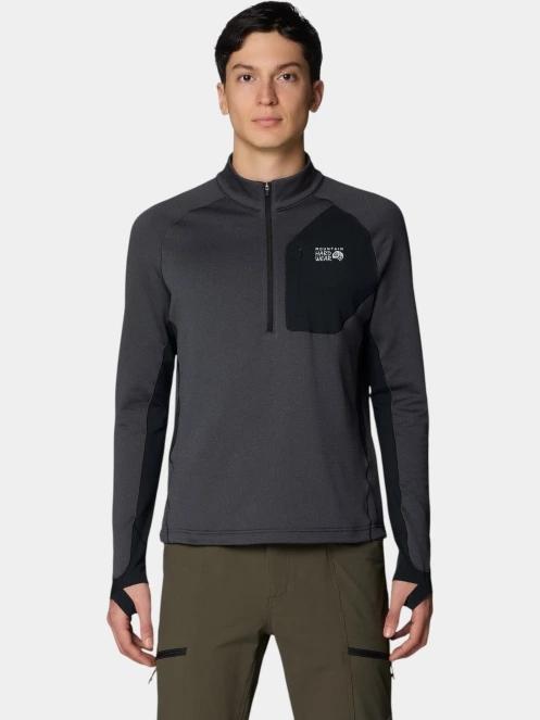 pulover pt. barbati Mountain Hardwear Up First™ Tech Fleece Quarter Zip gri 2