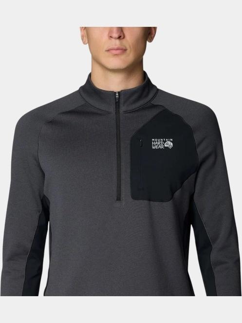 pulover pt. barbati Mountain Hardwear Up First™ Tech Fleece Quarter Zip gri 5
