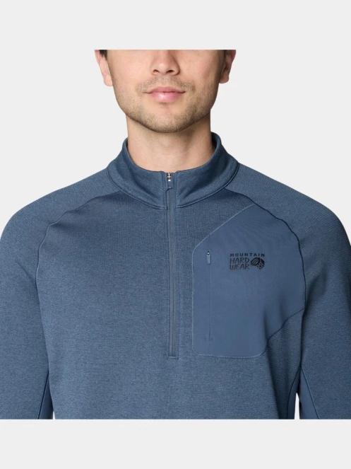 pulover pt. barbati Mountain Hardwear Up First™ Tech Fleece Quarter Zip albastru 5