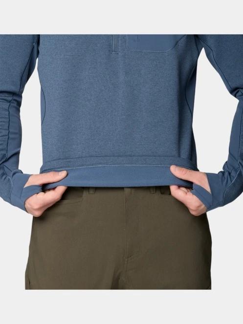 pulover pt. barbati Mountain Hardwear Up First™ Tech Fleece Quarter Zip albastru 6