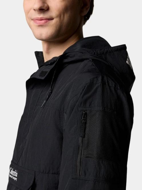 jacheta de primavara pt. barbati Columbia Challenger Windbreaker Anorak negru 7