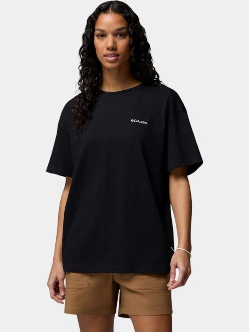 tricou cu maneci scurte pt. femei Columbia Rolling Bend Graphic Oversized Tee negru 2