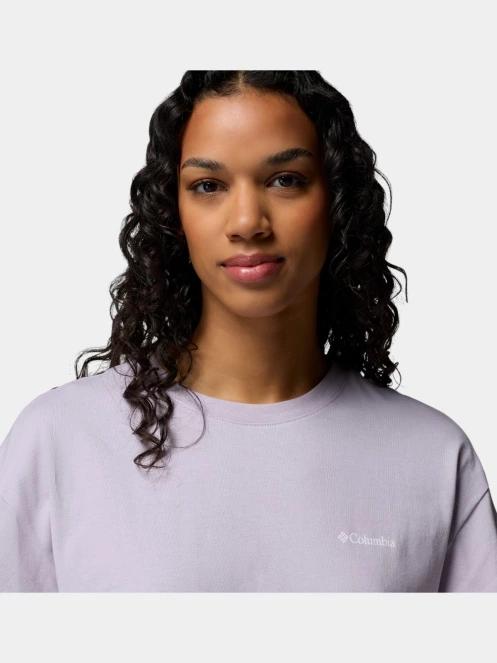 tricou cu maneci scurte pt. femei Columbia Rolling Bend Graphic Oversized Tee violet 6