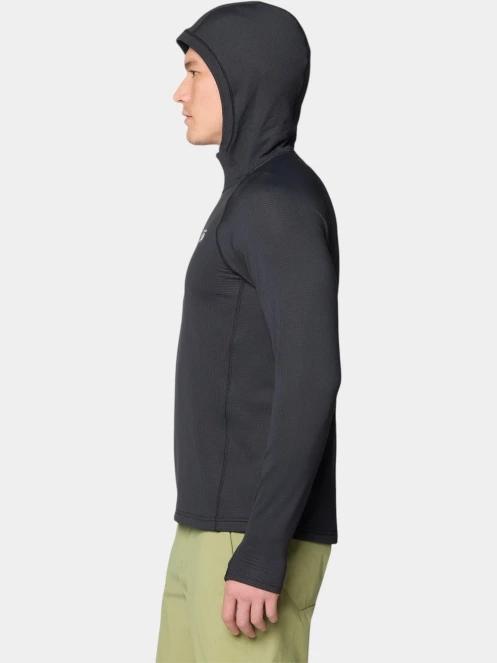 pulover cu gluga pt. barbati Mountain Hardwear Crater Lake™ Heavyweight Half Zip Hoody negru 3