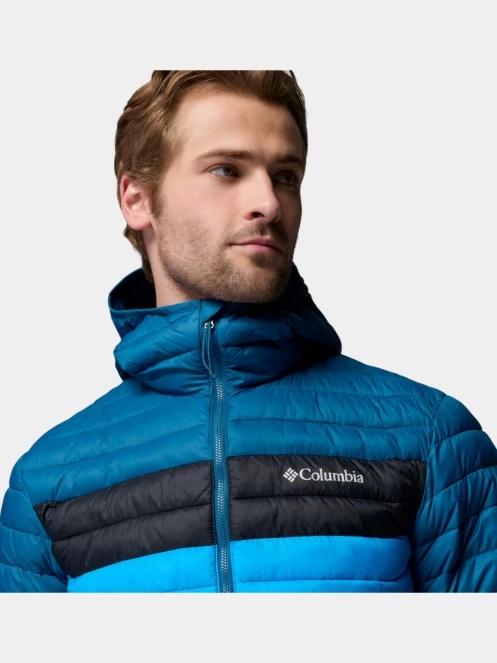 geaca matlasata de tranzitie pt. barbati Columbia Powder Pass Hooded Jacket albastru 7