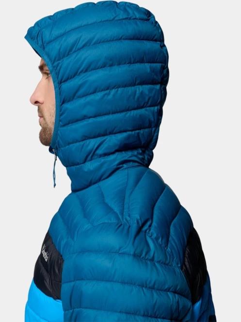 geaca matlasata de tranzitie pt. barbati Columbia Powder Pass Hooded Jacket albastru 8