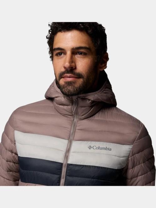 geaca matlasata de tranzitie pt. barbati Columbia Powder Pass Hooded Jacket gri 7