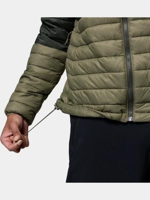 geaca matlasata de tranzitie pt. barbati Columbia Powder Pass Hooded Jacket verde 9