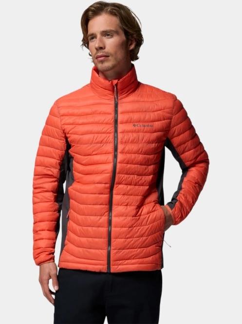 jacheta de primavara pt. barbati Columbia Powder Pass Hybrid Jacket portocaliu 2