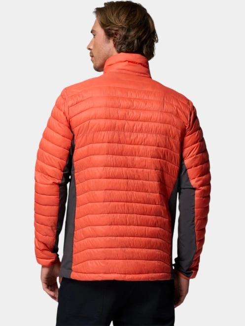 jacheta de primavara pt. barbati Columbia Powder Pass Hybrid Jacket portocaliu 4