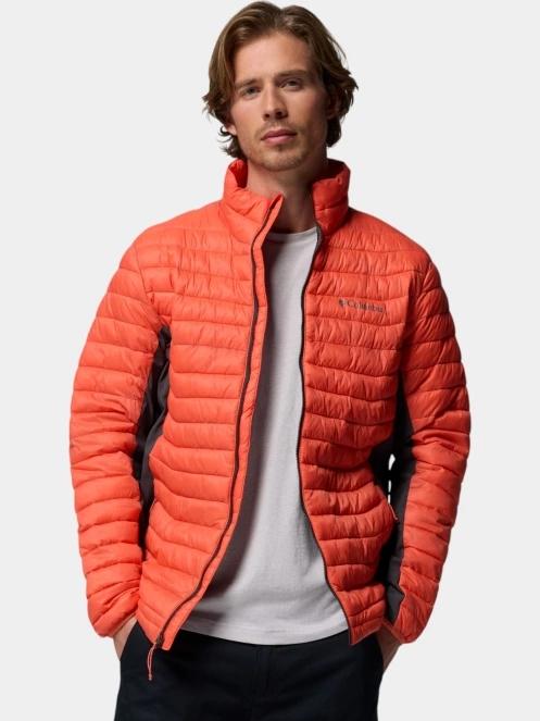 jacheta de primavara pt. barbati Columbia Powder Pass Hybrid Jacket portocaliu 5