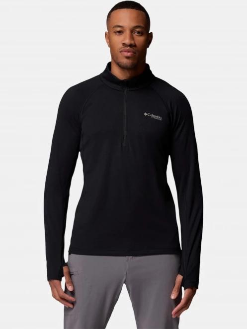 pulover polar pt. barbati Columbia DriVenture Half Zip negru 2