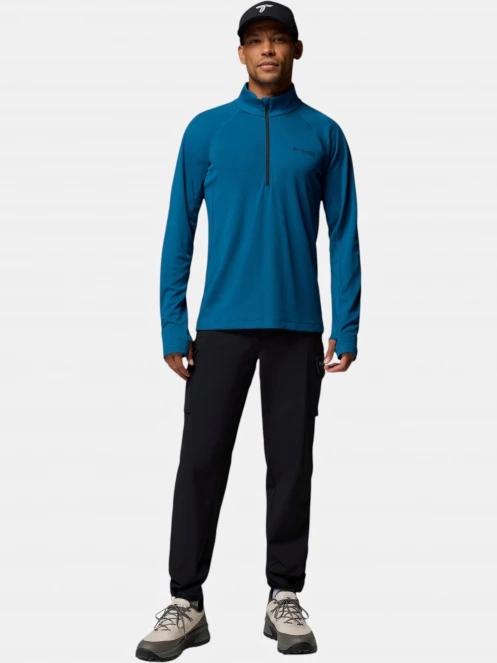 pulover polar pt. barbati Columbia DriVenture Half Zip albastru 5