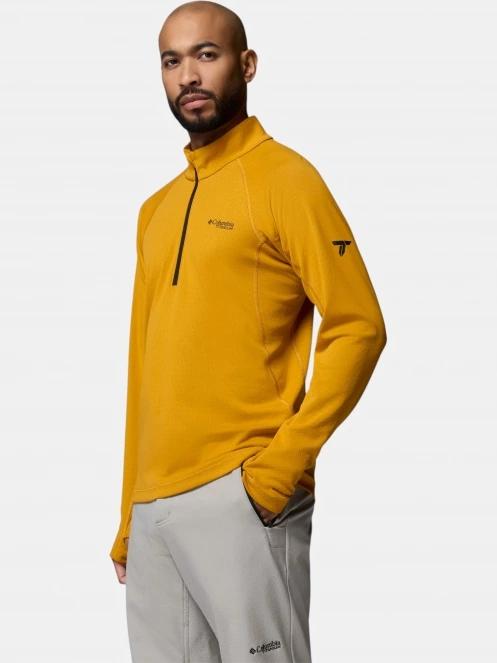 pulover polar pt. barbati Columbia DriVenture Half Zip portocaliu 3