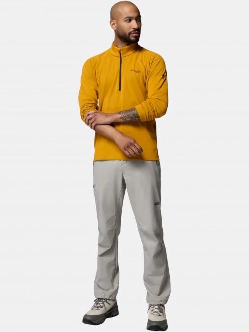 pulover polar pt. barbati Columbia DriVenture Half Zip portocaliu 5