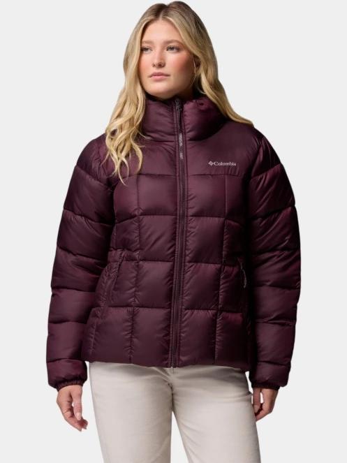 jacheta de primavara pt. femei Columbia Puffect III Full Zip Jacket bordo 2