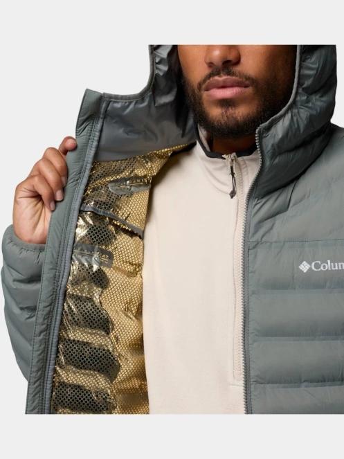 geaca matlasata de tranzitie pt. barbati Columbia Terwilliger Trail Heat Seal Hooded Jacket verde 7