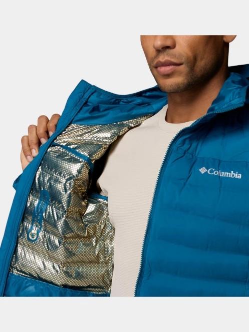 geaca matlasata de tranzitie pt. barbati Columbia Terwilliger Trail Heat Seal Hooded Jacket albastru 8