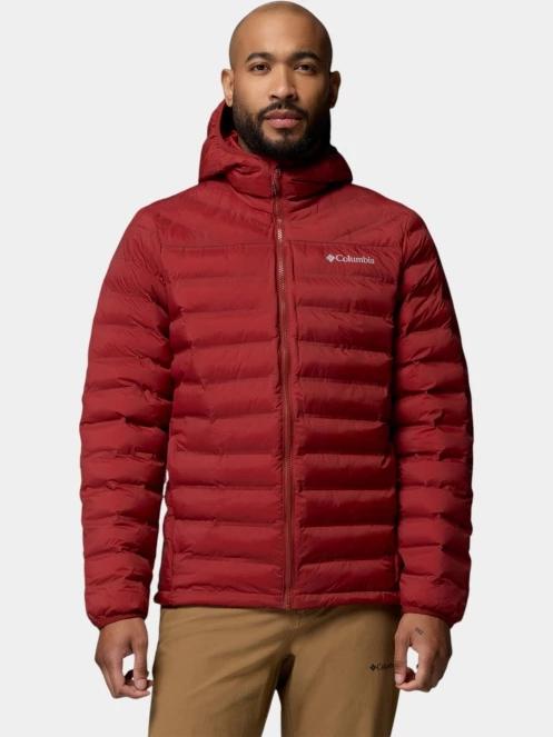 geaca matlasata de tranzitie pt. barbati Columbia Terwilliger Trail Heat Seal Hooded Jacket rosu 2