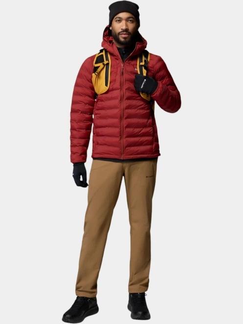 geaca matlasata de tranzitie pt. barbati Columbia Terwilliger Trail Heat Seal Hooded Jacket rosu 5