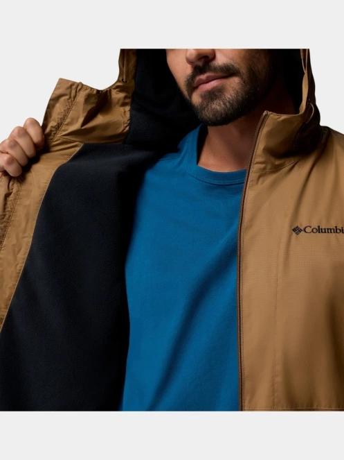 jacheta de primavara pt. barbati Columbia Glenbrook Bend Fleece Lined Jacket oliv 7