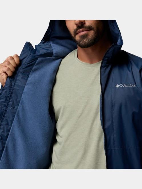 jacheta de primavara pt. barbati Columbia Glenbrook Bend Fleece Lined Jacket albastru inchis 7