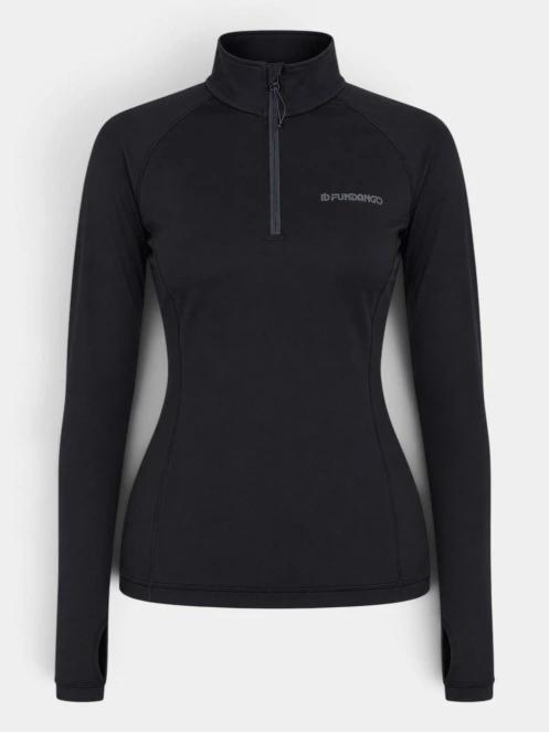 top lenjerie de corp pt. femei Fundango Yade Thermo III Baselayer Top negru 8