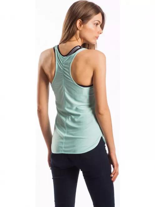 tricou de sport fara maneci pt. femei Fundango Mira verde 3