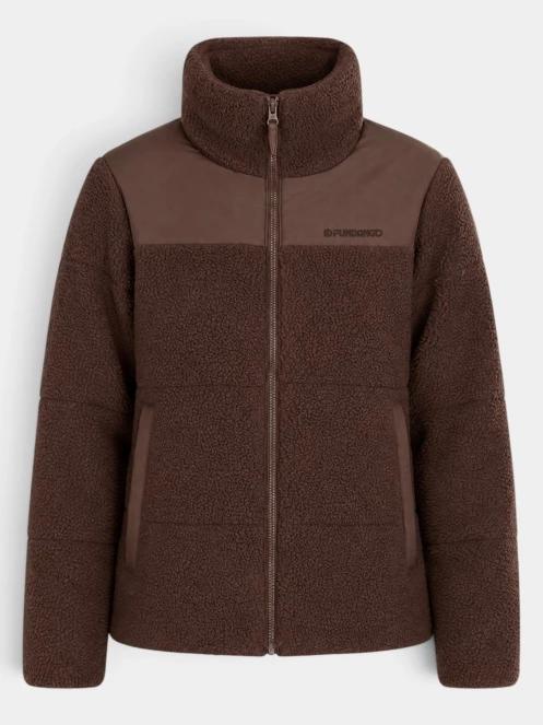 geaca matlasata de tranzitie pt. femei Fundango Nukka Padded Jacket maro 8