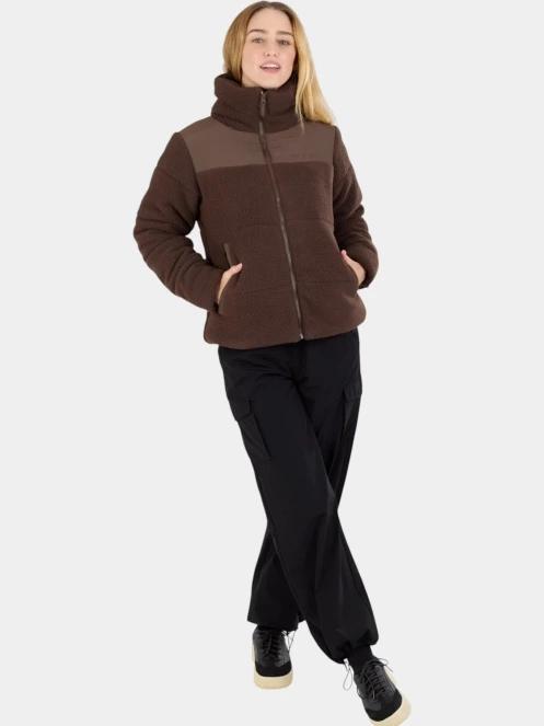 geaca matlasata de tranzitie pt. femei Fundango Nukka Padded Jacket maro 4