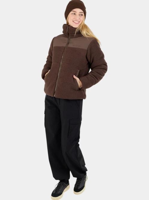 geaca matlasata de tranzitie pt. femei Fundango Nukka Padded Jacket maro 5