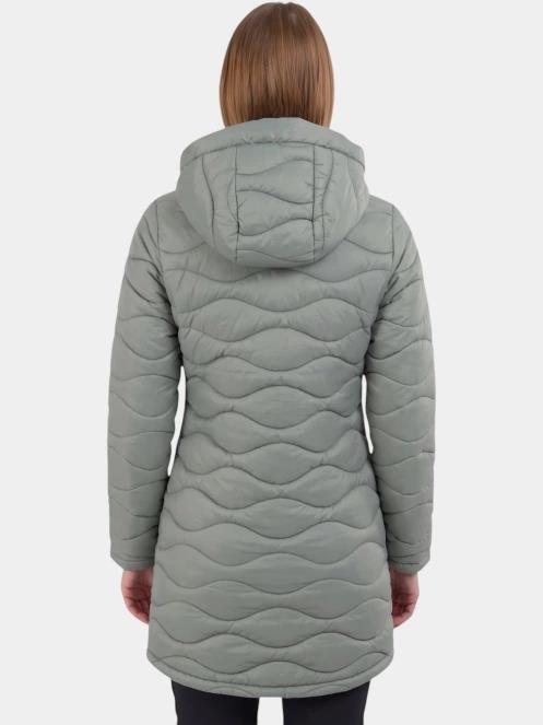 geaca matlasata de tranzitie pt. femei Fundango Nordwave Long Jacket verde 3