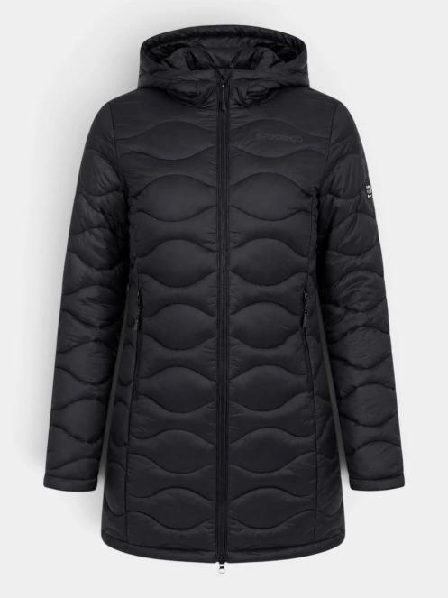 geaca matlasata de tranzitie pt. femei Fundango Nordwave Long Jacket negru 9