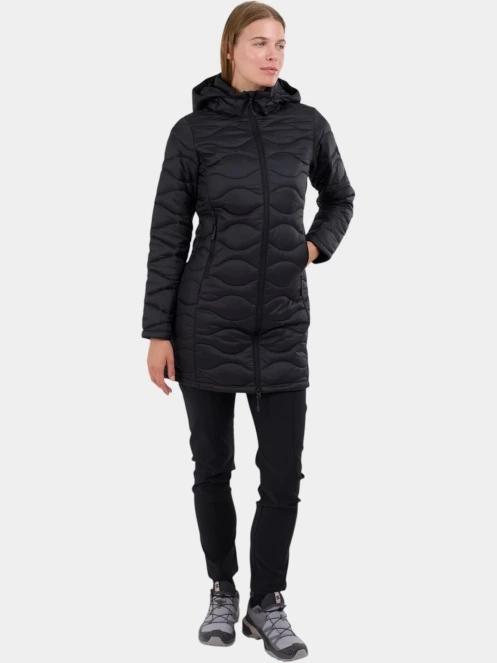 geaca matlasata de tranzitie pt. femei Fundango Nordwave Long Jacket negru 4