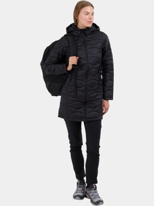 geaca matlasata de tranzitie pt. femei Fundango Nordwave Long Jacket negru 5
