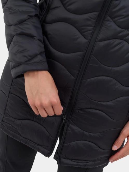 geaca matlasata de tranzitie pt. femei Fundango Nordwave Long Jacket negru 8
