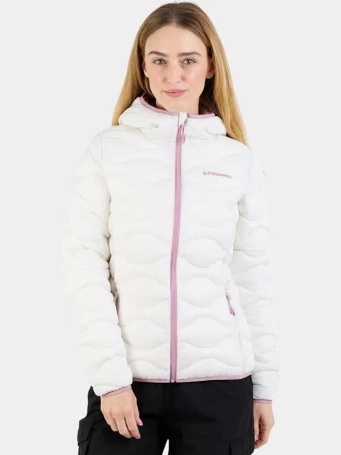 geaca matlasata de tranzitie pt. femei Fundango Vinke Padded Jacket alb 2