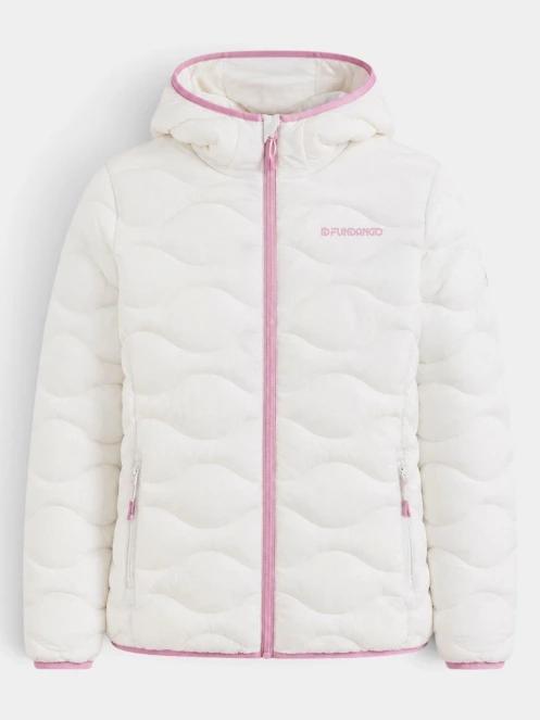 geaca matlasata de tranzitie pt. femei Fundango Vinke Padded Jacket alb 10