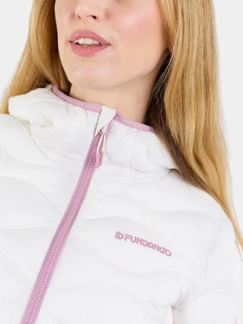 geaca matlasata de tranzitie pt. femei Fundango Vinke Padded Jacket alb 8