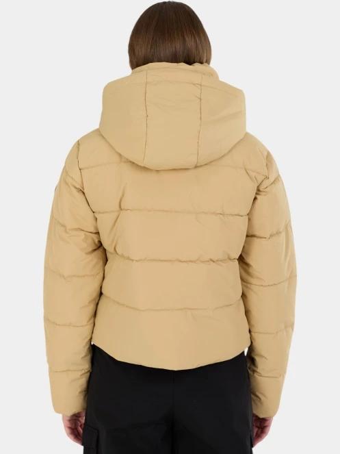 geaca matlasata de tranzitie pt. femei Fundango Amber Cropped Jacket galben 4