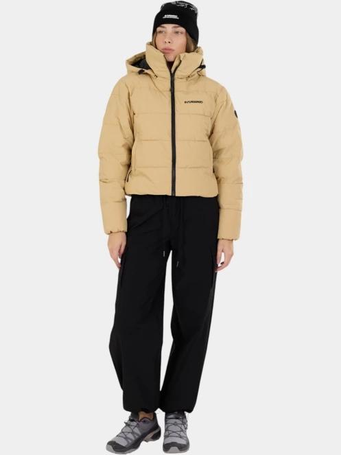 geaca matlasata de tranzitie pt. femei Fundango Amber Cropped Jacket galben 5