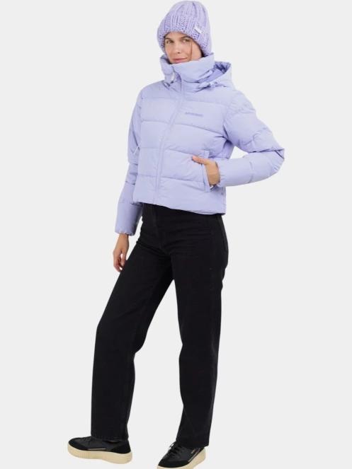 geaca matlasata de tranzitie pt. femei Fundango Amber Cropped Jacket violet 4