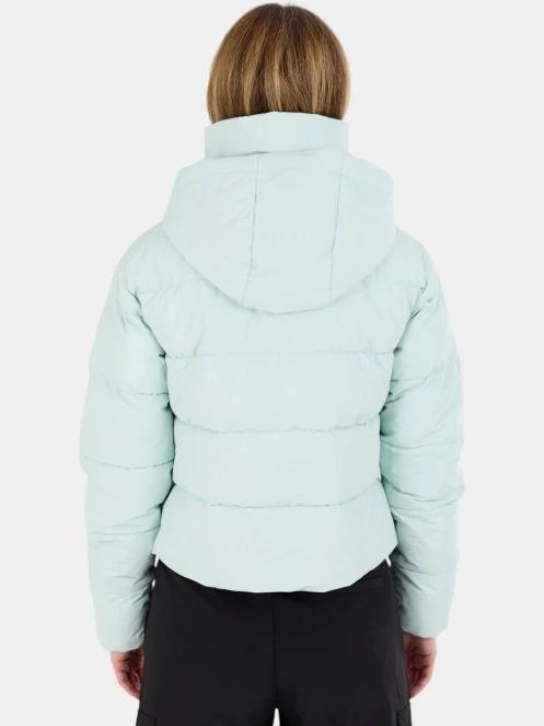 geaca matlasata de tranzitie pt. femei Fundango Amber Cropped Jacket verde 3