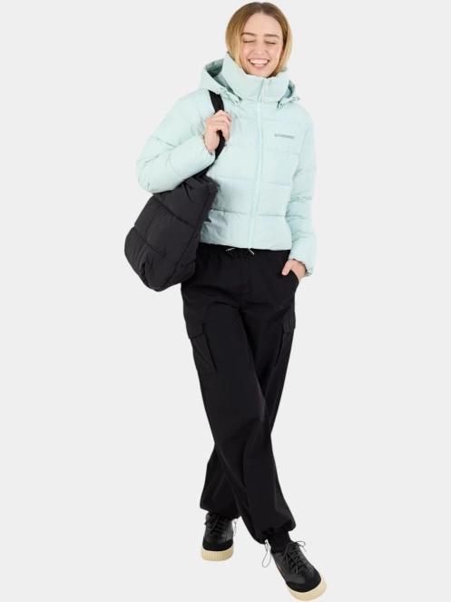 geaca matlasata de tranzitie pt. femei Fundango Amber Cropped Jacket verde 5